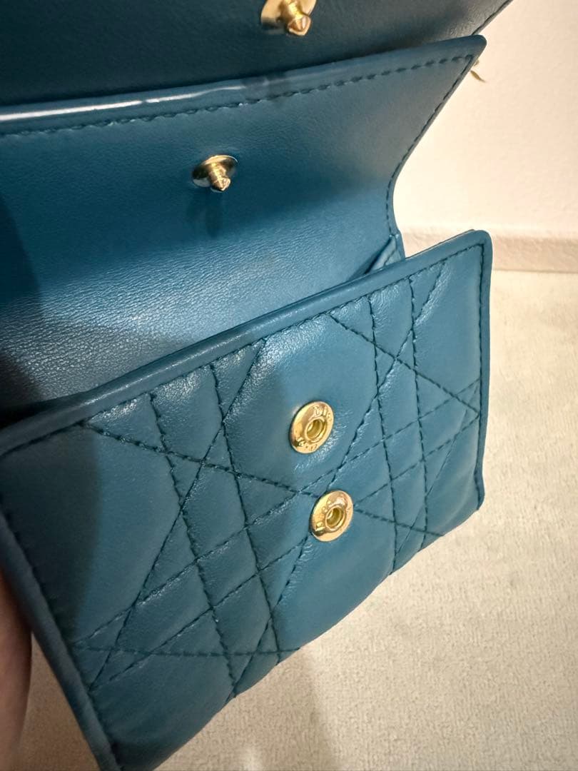 Dior ディオール レザー 三つ折り 財布 ウォレット