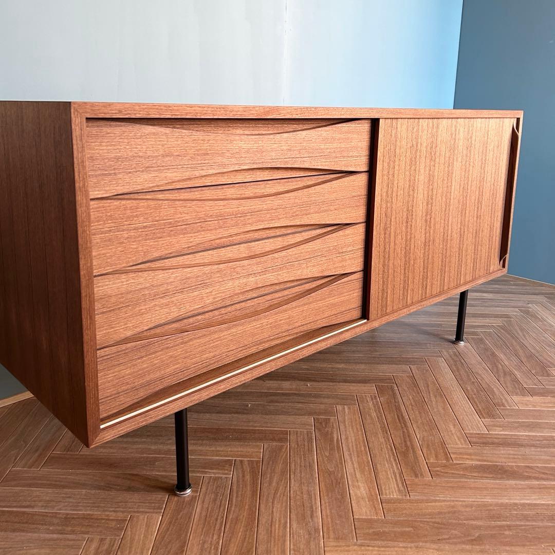 裏*庭様 チーク サイドボード チェスト 北欧 ミッドセンチュリー ビンテージ