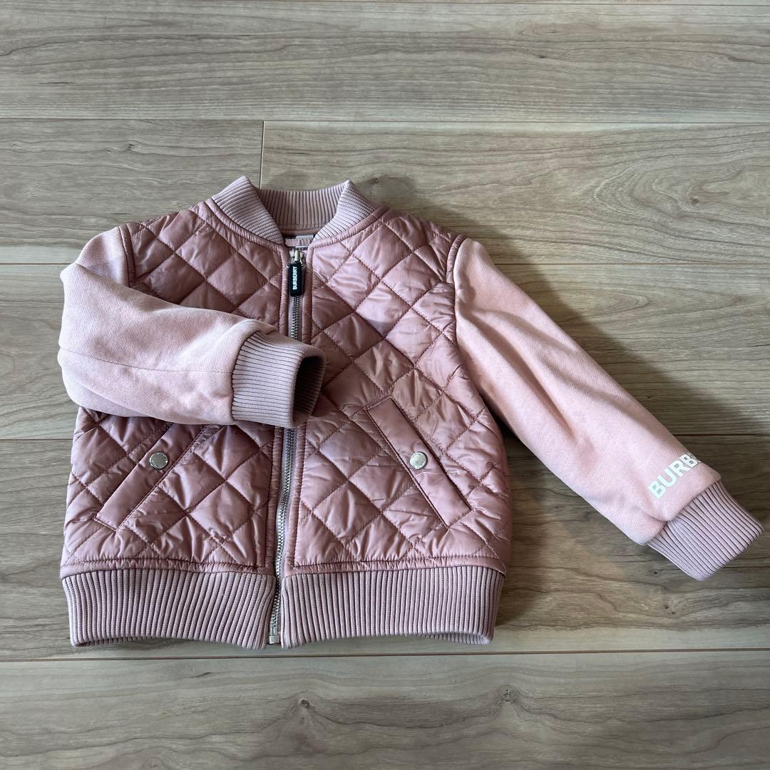 BURBERRY ピンク キルティングジャケット　ブルゾン