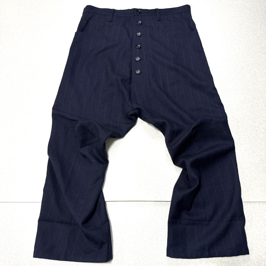 クリストファーネメス NEMETH ウールギャバジン トラウザーズ 立体パンツM