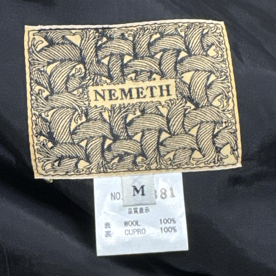 クリストファーネメス NEMETH ウールギャバジン トラウザーズ 立体パンツM