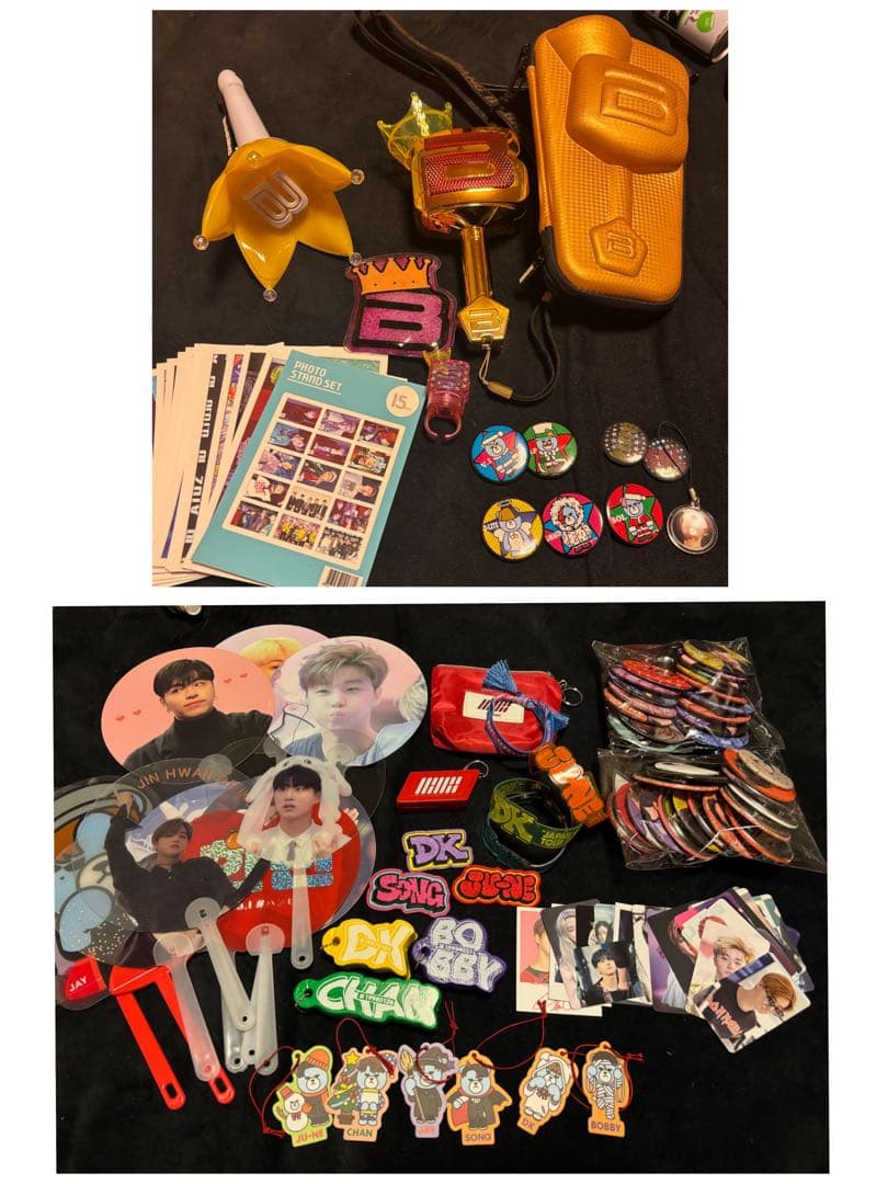 BIGBANG ビッグバングロゴ マイク型ライトとバッジセット