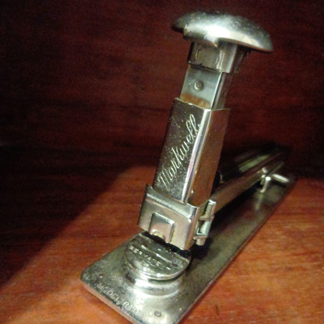 アメリカ製ヴィンテージMarkwell　ホチキス＆ステープル　NY　文房具