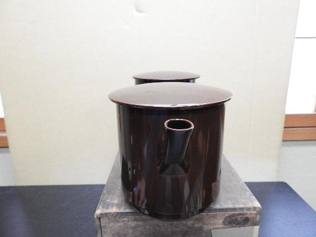 木村表斎　湯次一対　共箱　MA426