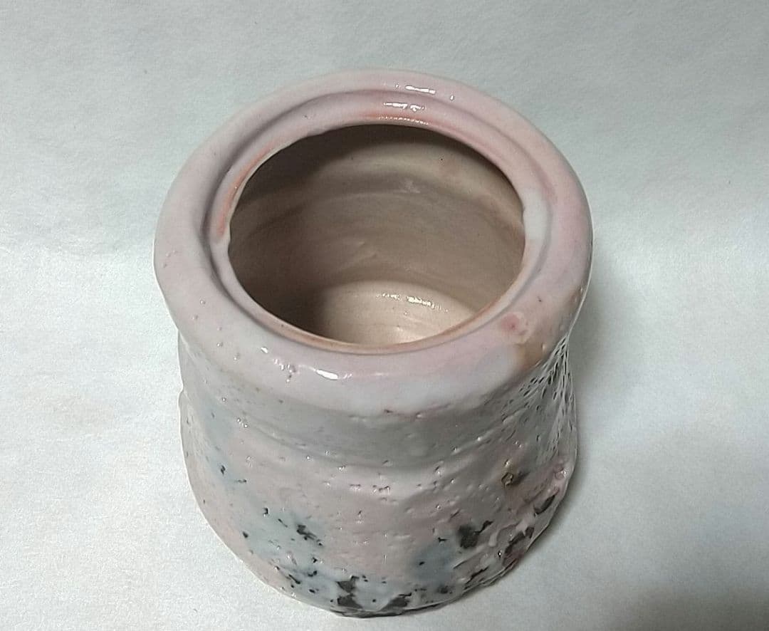 林正太郎 志野水指 共箱 共布 日本工芸会正会員 美濃焼