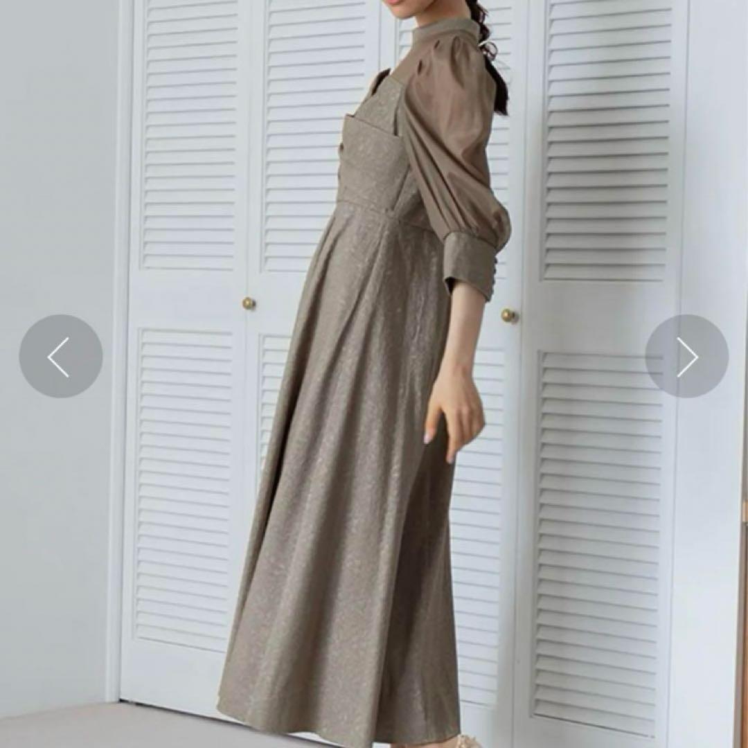 【formformaオリジナル】ジャガードワンピースドレス