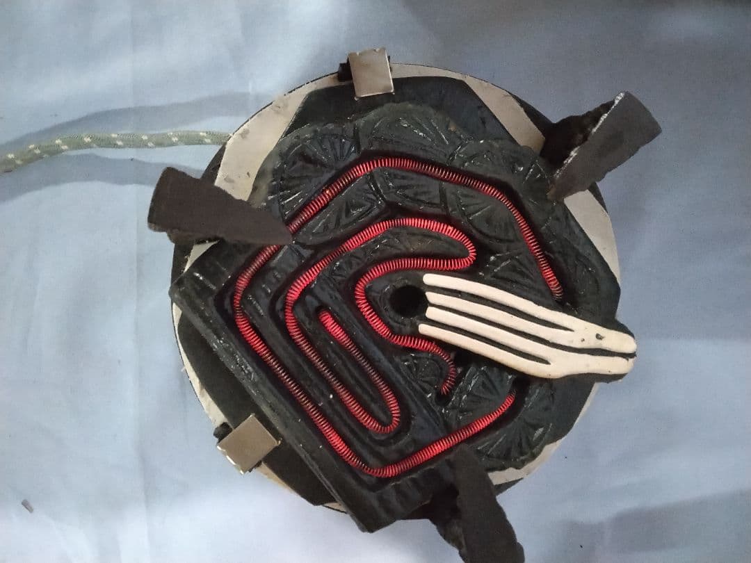 炭型電熱器 100V-600W～300W 置炉．炉用　野々田商店　茶道具