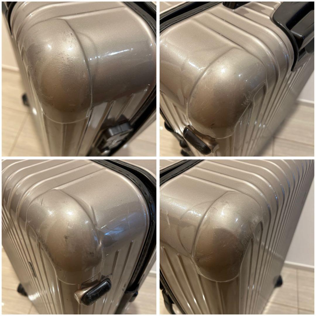 リモワ サルサ 約82L 4輪 キャリーケース TSA シャンパンゴールド