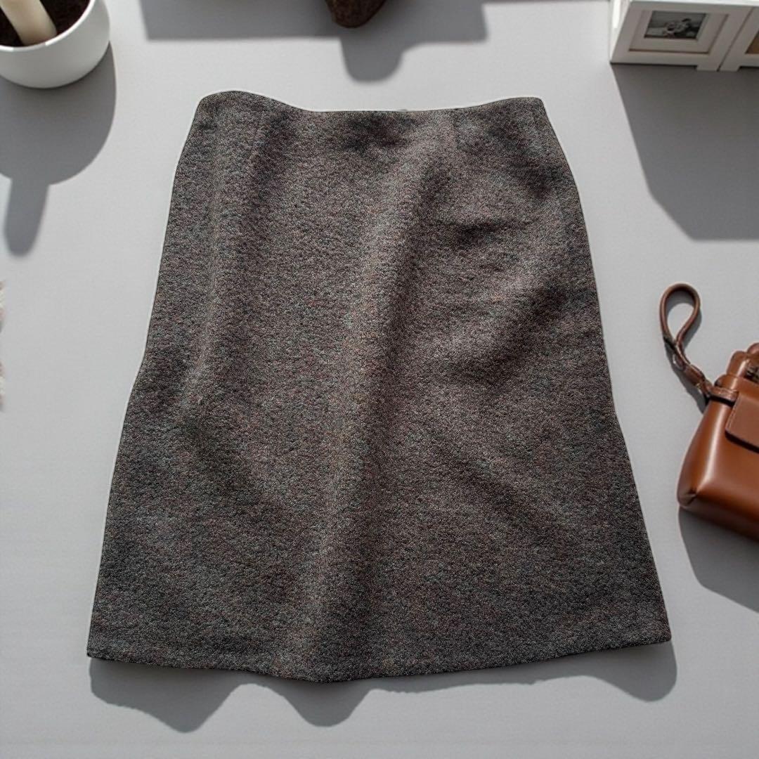 美品✨ザロウ THE ROW ツイード調 起毛　ウールスカート 2