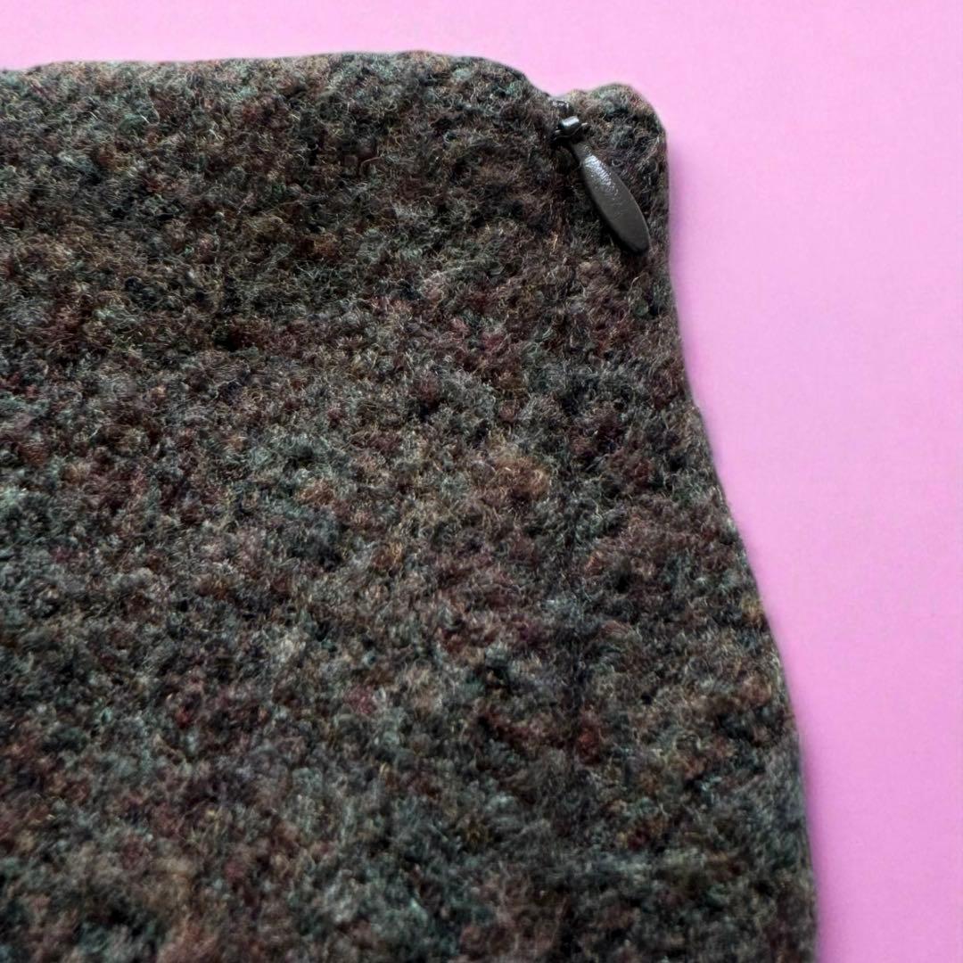 美品✨ザロウ THE ROW ツイード調 起毛　ウールスカート 2