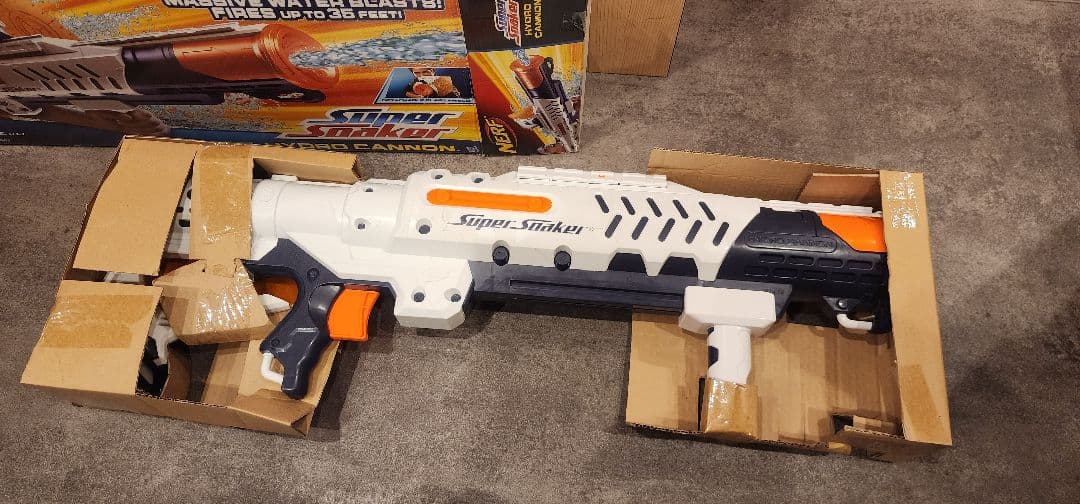 NERF スーパーソーカー ハイドロキャノン　超強力　水鉄砲　美品　付属品全完備