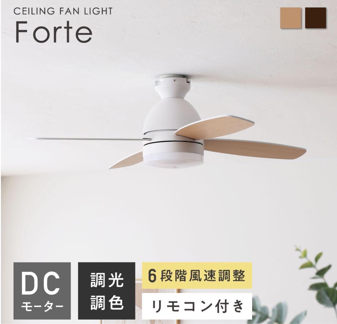 Forte シーリングファンライト
