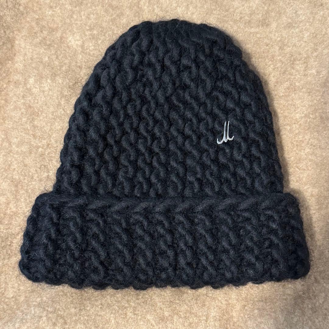 23AW ミュールバウアー Muhlbauer ニット帽 ビーニー ブラック 黒