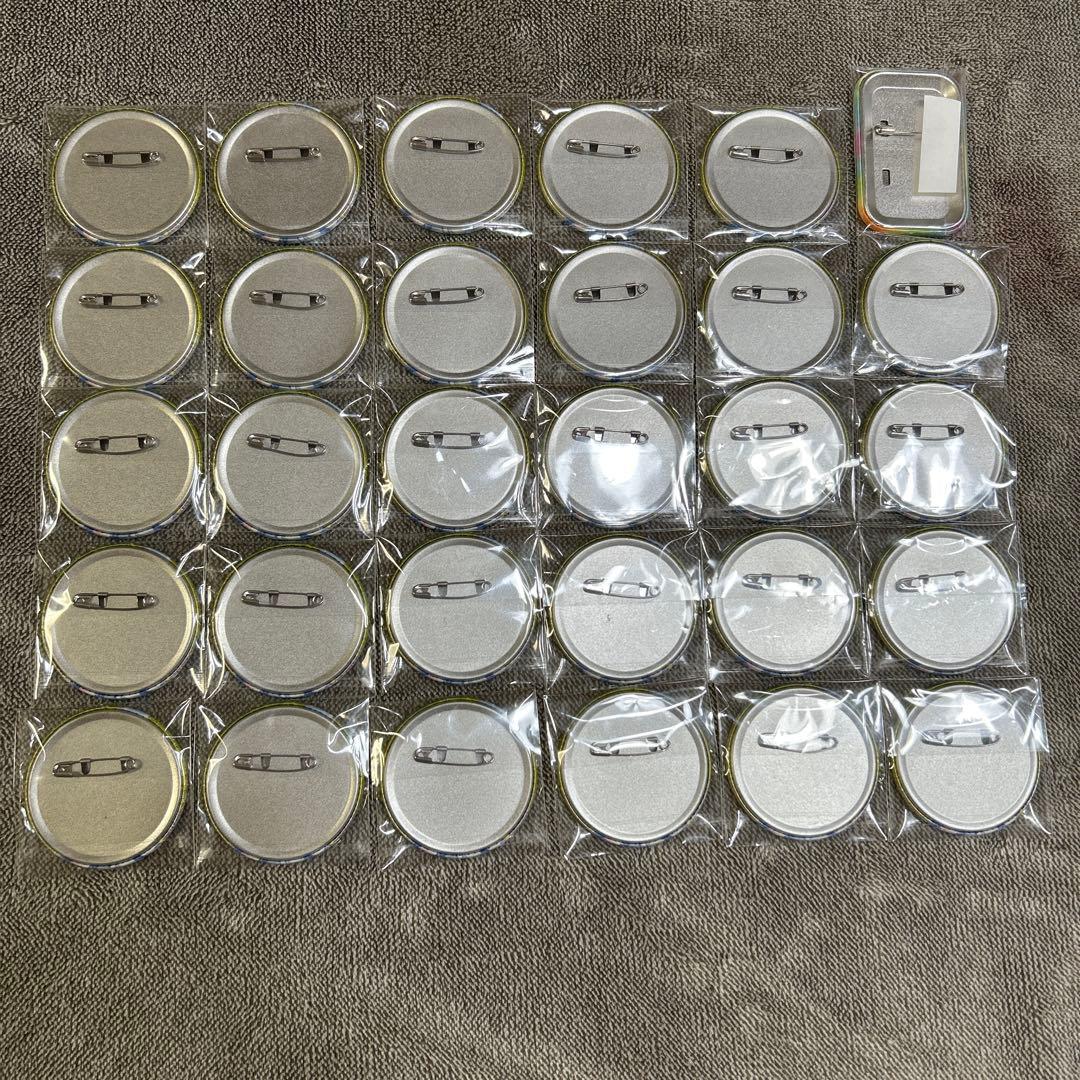 プロセカ　桐谷遥　40c 缶バッチ　30個セット　スクエア缶