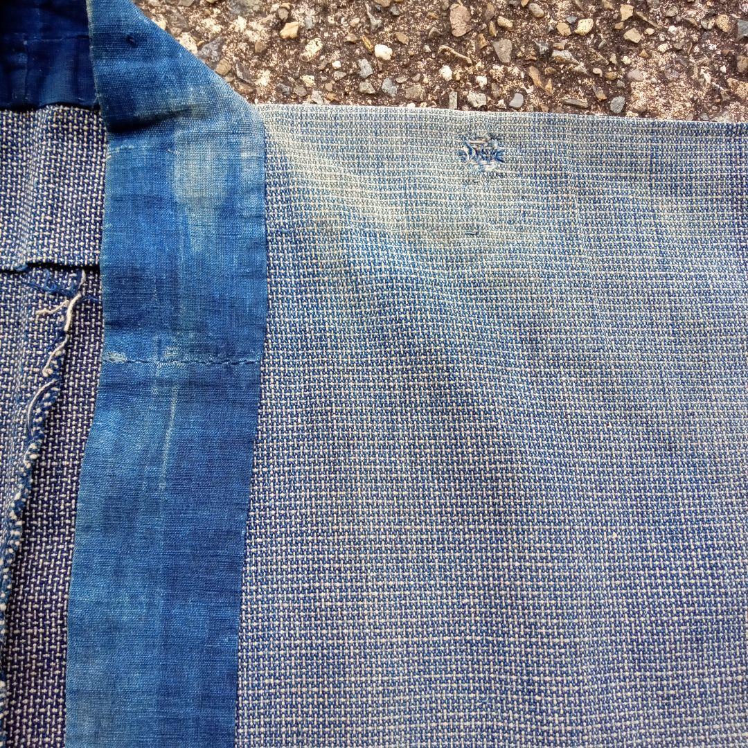 シンプル　野良着　襤褸　羽織　アンティーク