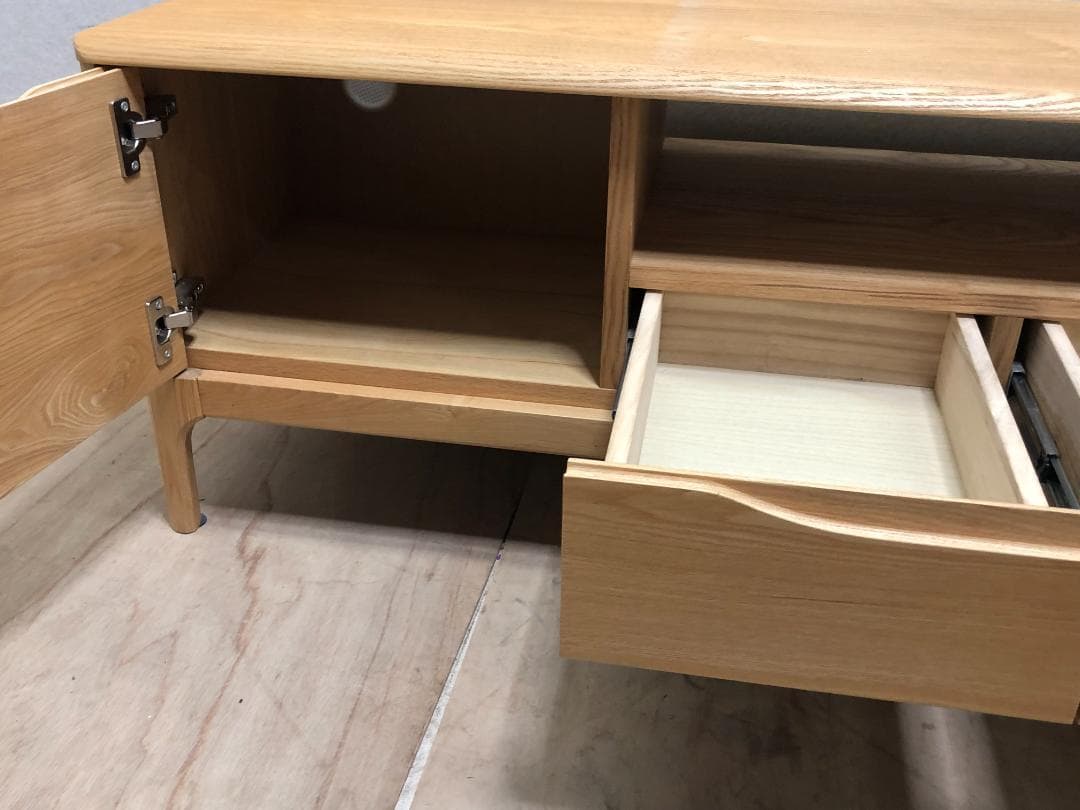 TV台 50インチまで ナチュラル　ローボード　テレビ台　250105-6