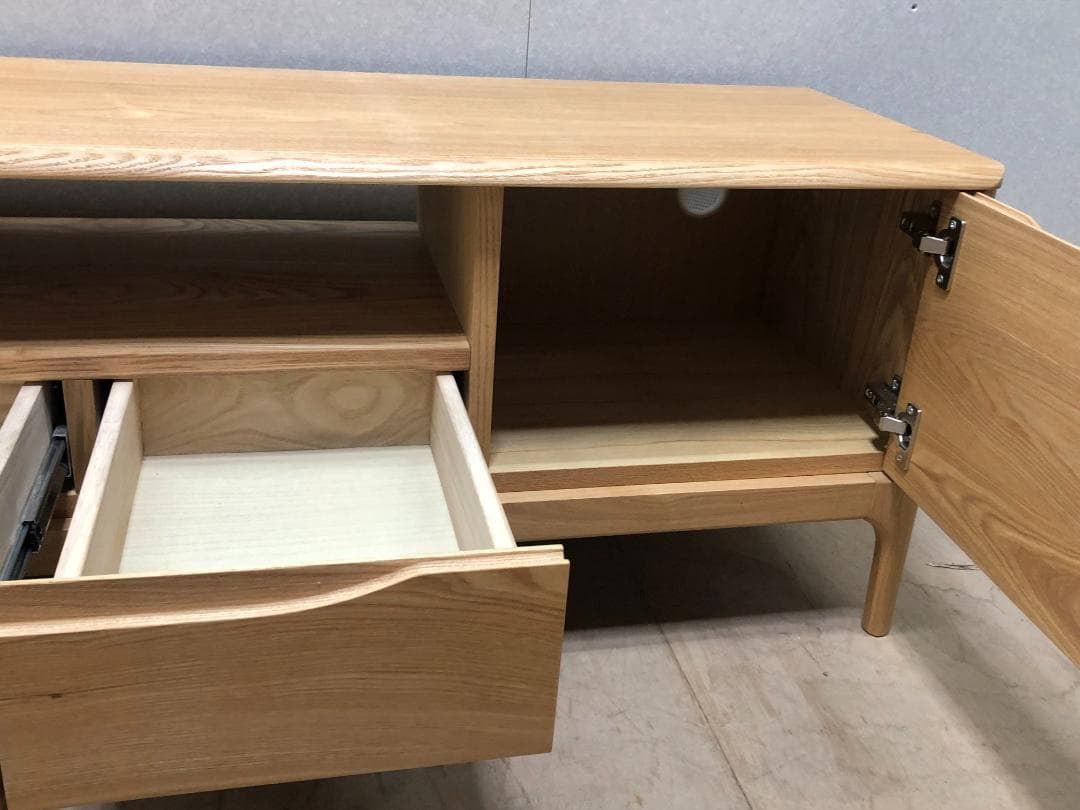 TV台 50インチまで ナチュラル　ローボード　テレビ台　250105-6