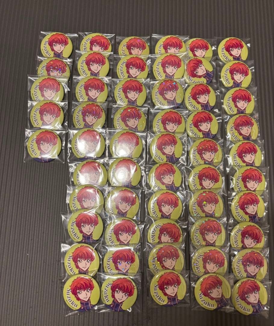 コードギアス　枢木　スザク　缶バッジ　セット