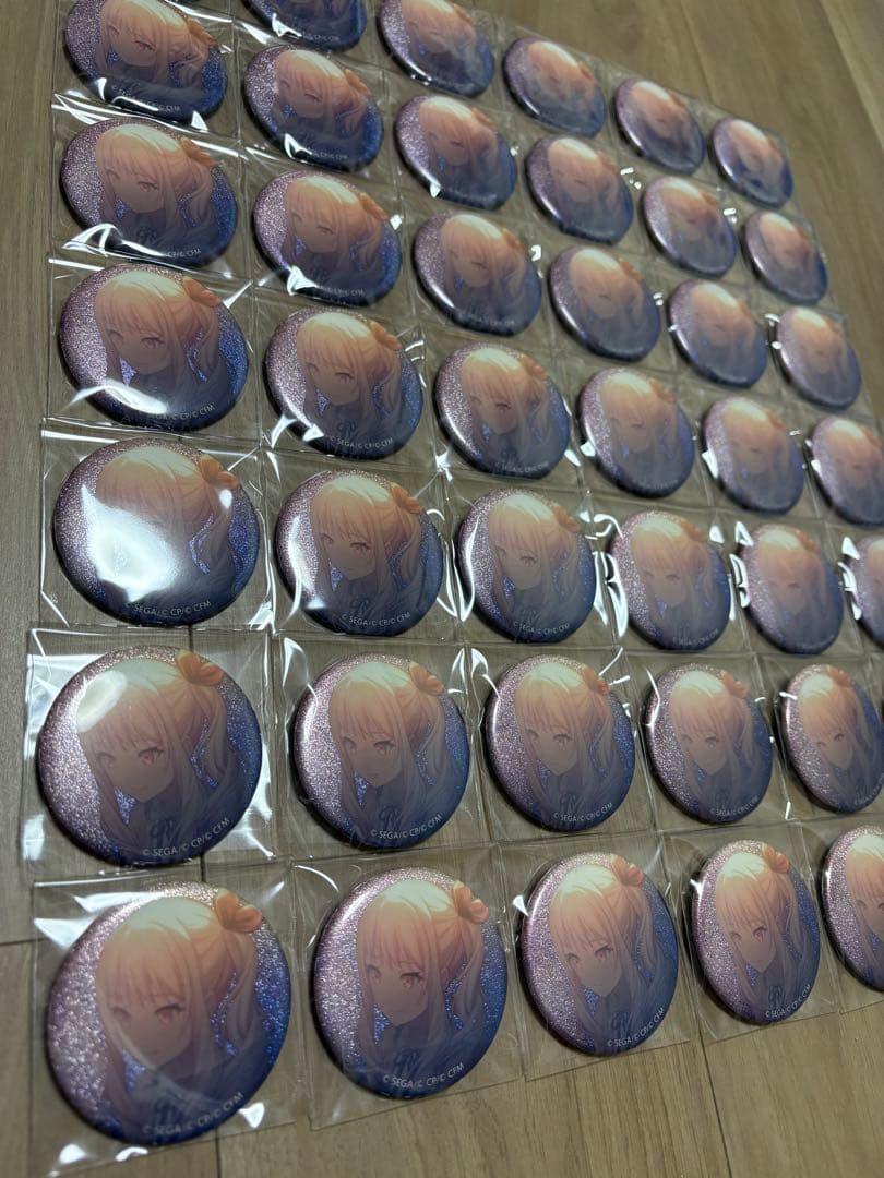 プロセカ　暁山瑞希　グリッター缶バッジ　グリ缶