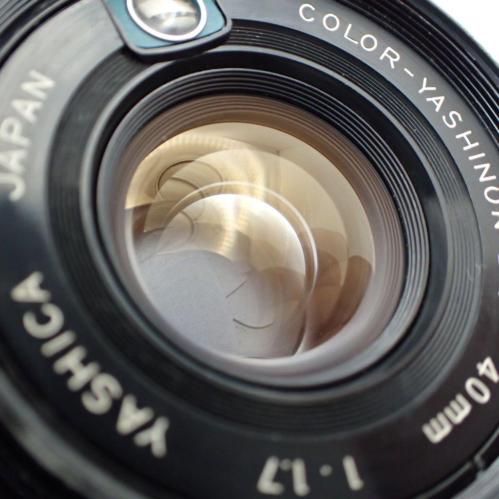 【動作確認済】ヤシカ ELECTRO35 GX ブラック 純正ケース付