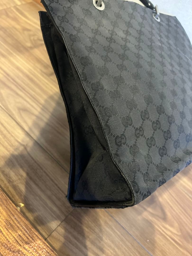GUCCI バンブーハンドル ハンドバッグ ブラック