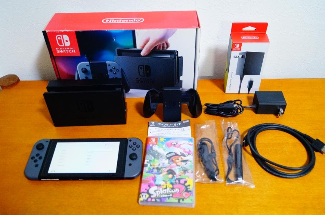 Nintendo Switch 本体 + Splatoon2 セット 付属品完備