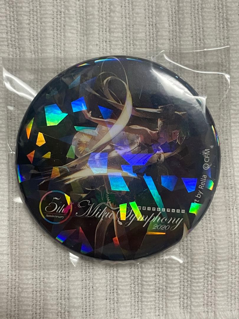 初音ミク　ミクシンフォニー2020 ホログラム缶バッジ　Blu-ray封入特典
