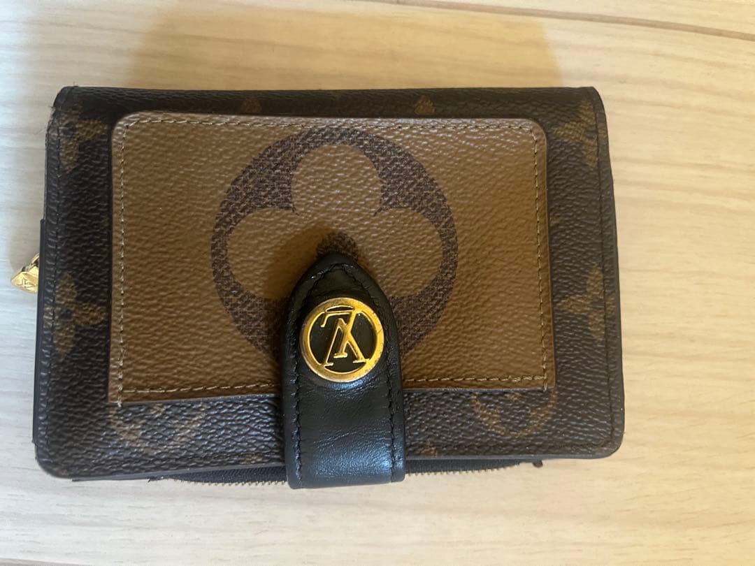 Louis Vuitton 二つ折り財布 ブラウン/ブラック