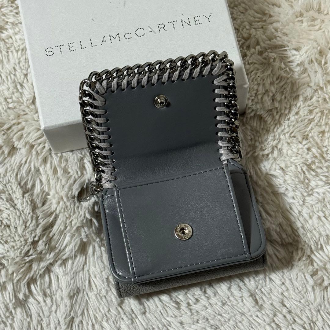 ⭐️新品未使用⭐️　ステラマッカートニー　ファラベラ　三つ折り財布　ライトグレー