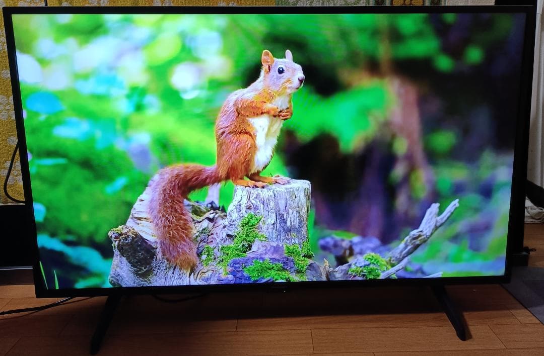 美品 24年製 43V型SHARP AQUOS 4T-C43GJ1 4Kテレビ