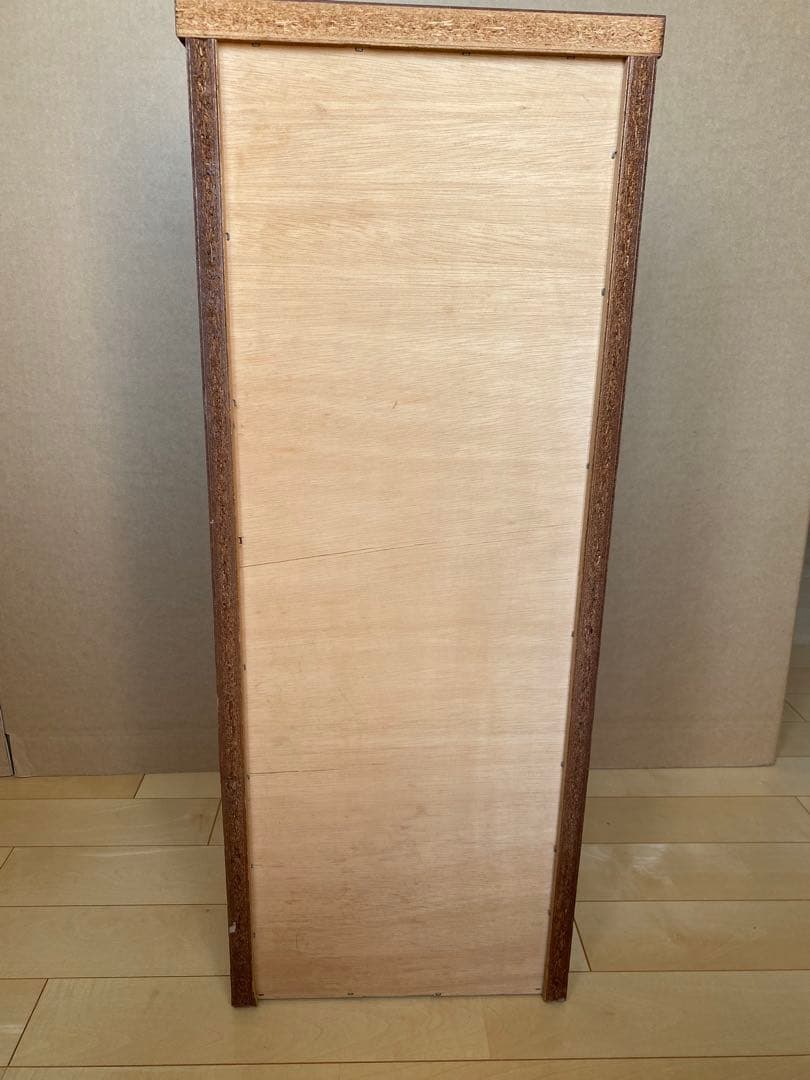 木製チェスト 5段 引き出し付き