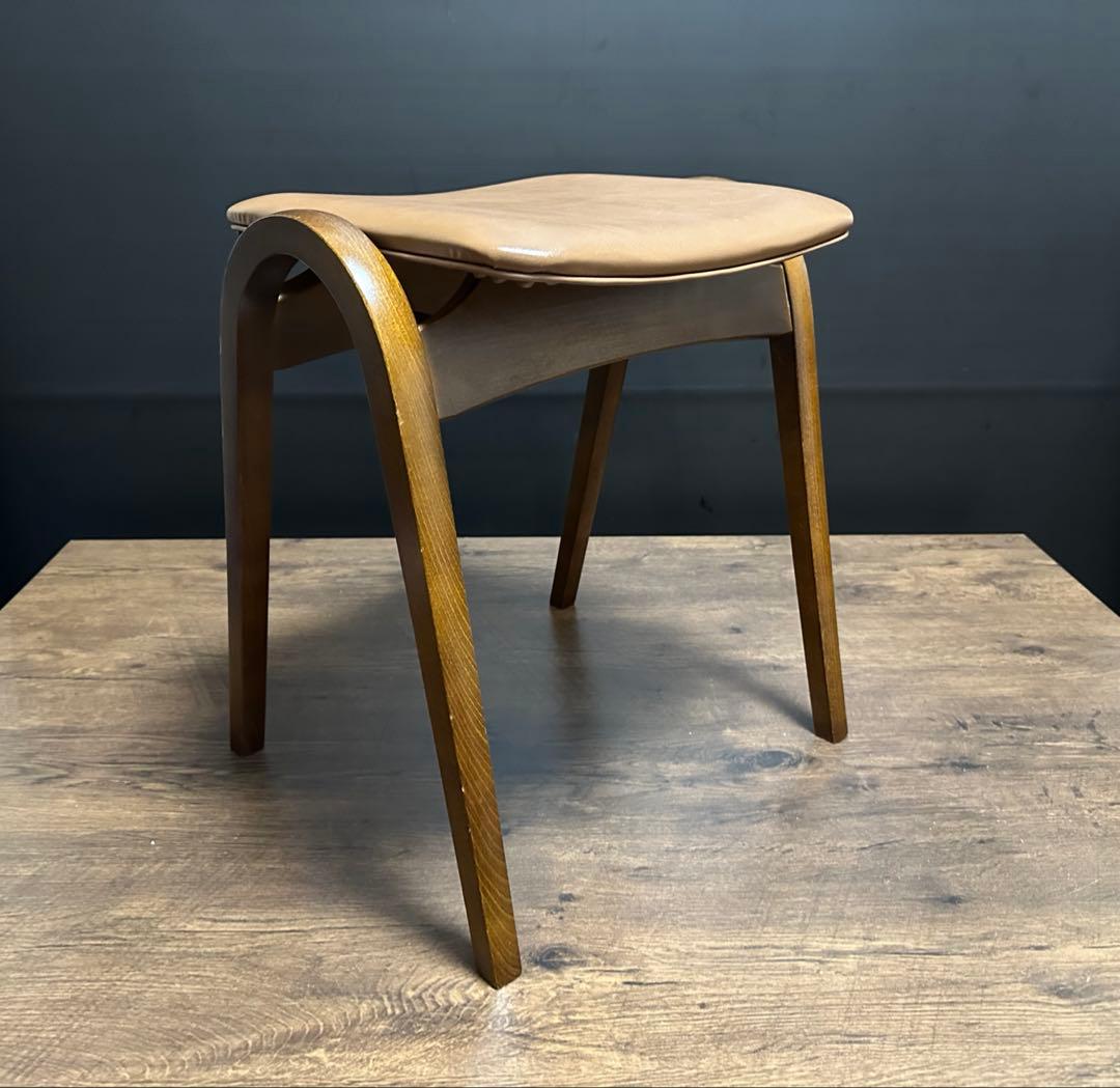 秋田木工 ビンテージ No.202 剣持勇 スツール
