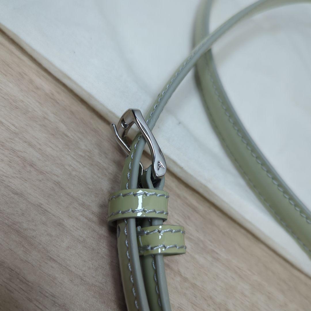 アンテプリマ　ワンショルダー　ワイヤーバッグ　ピンク　チャーム付き　2WAY