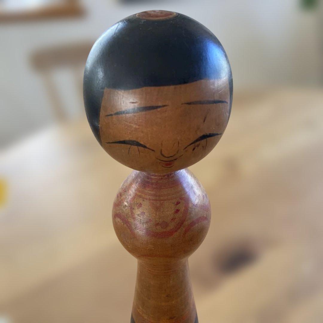 こけし 2点セット 笑顔のデザイン