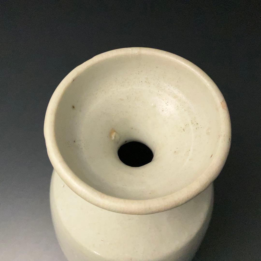 朝鮮美術　李朝　白磁徳利　骨董　R1406ダC