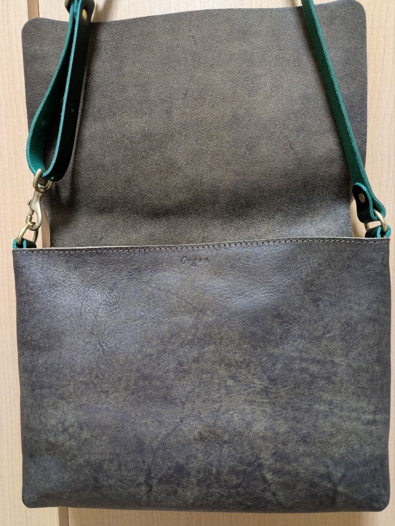 【未使用品】Organ HERZ ショルダーバッグG-37 限定革ハバナ