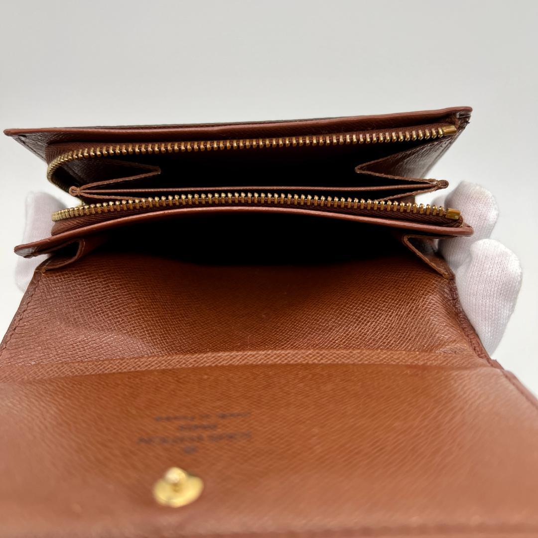 ルイヴィトン モノグラム ポルトモネビエ トレゾール 二つ折り 財布