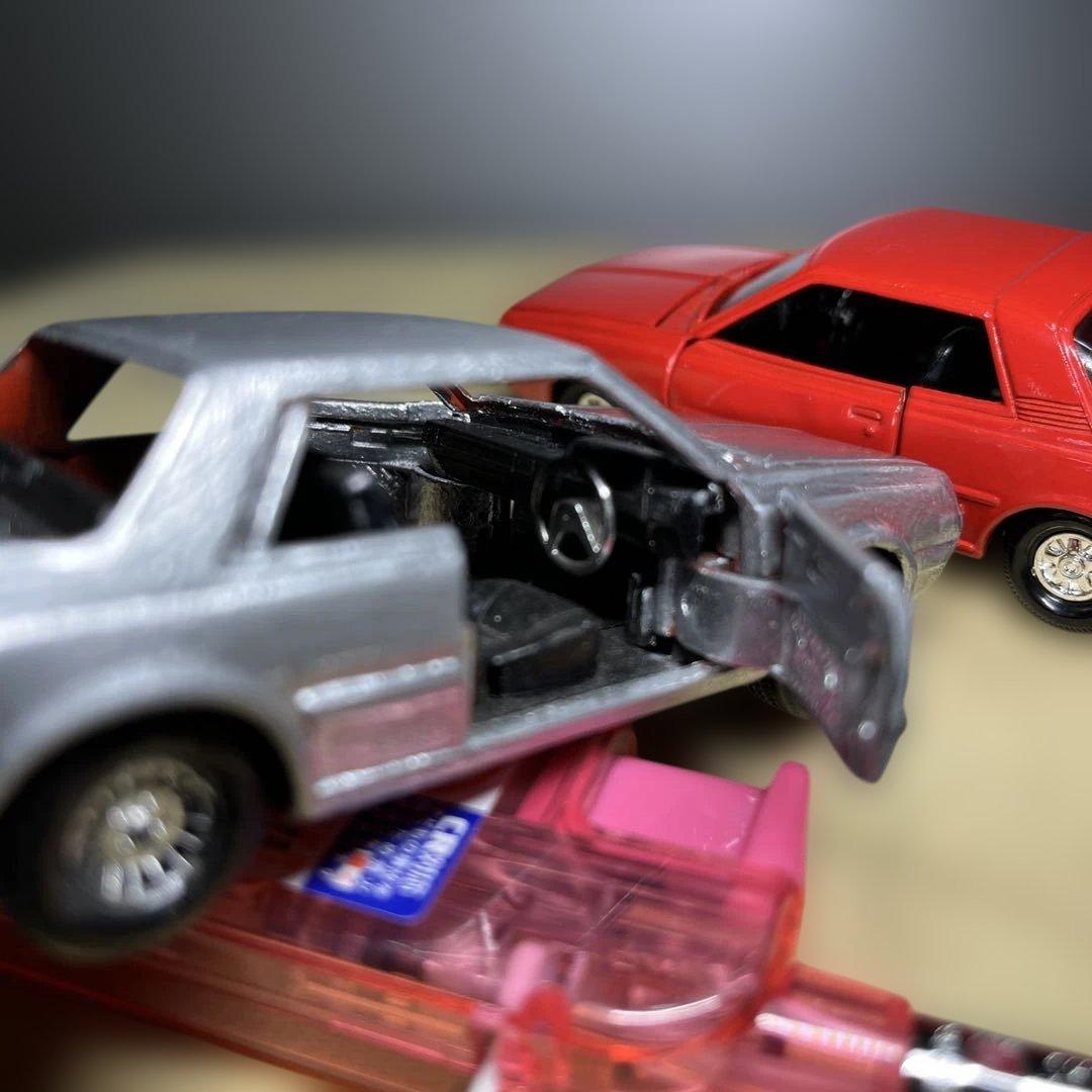 ミニカー初代三菱ギャランラムダ　ヨネザワ製 当時物　絶盤品　希少品　2台セット