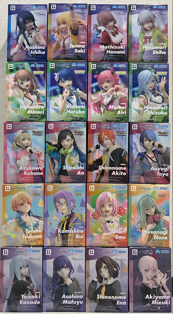 ユ*読様 (2)プロジェクトセカイ プロセカ フィギュア 全20体コンプリートセ