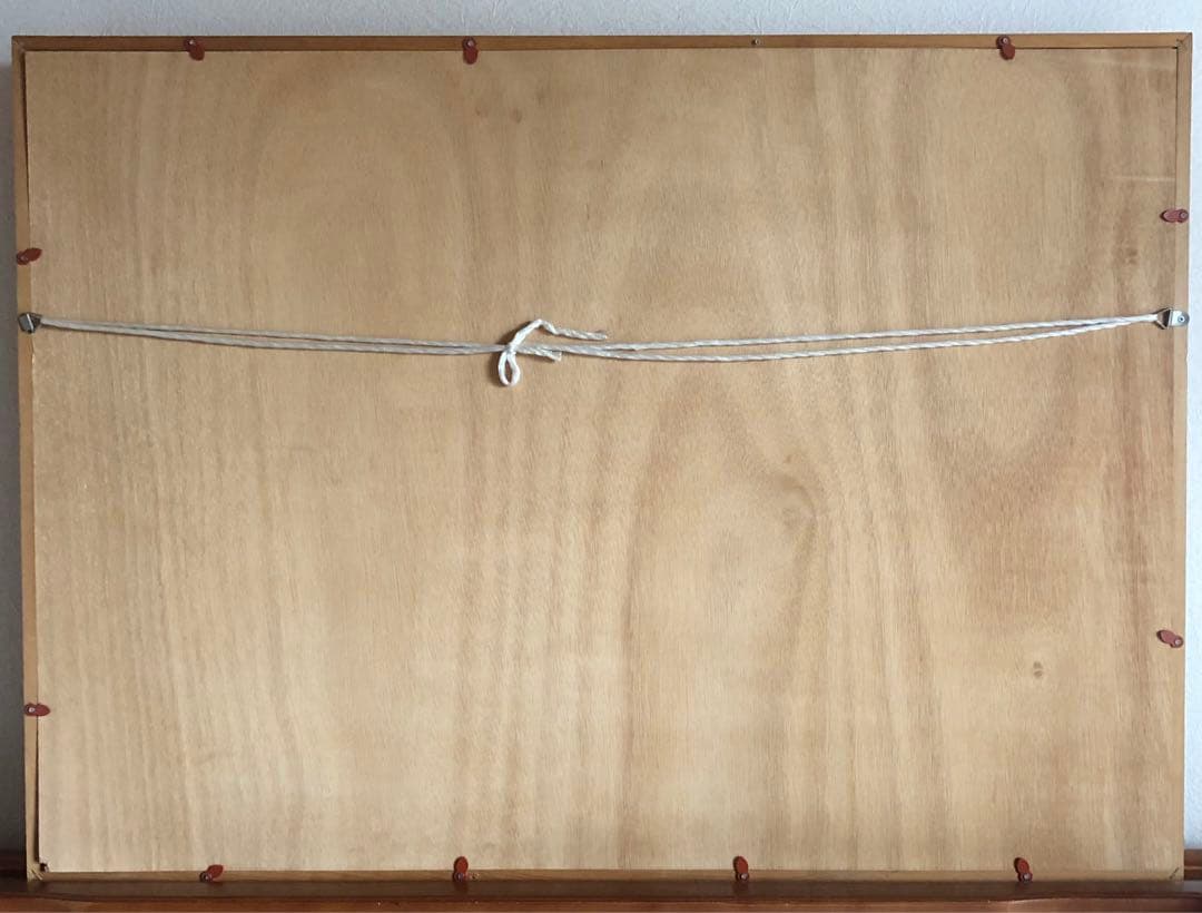 油彩画 【額縁付】