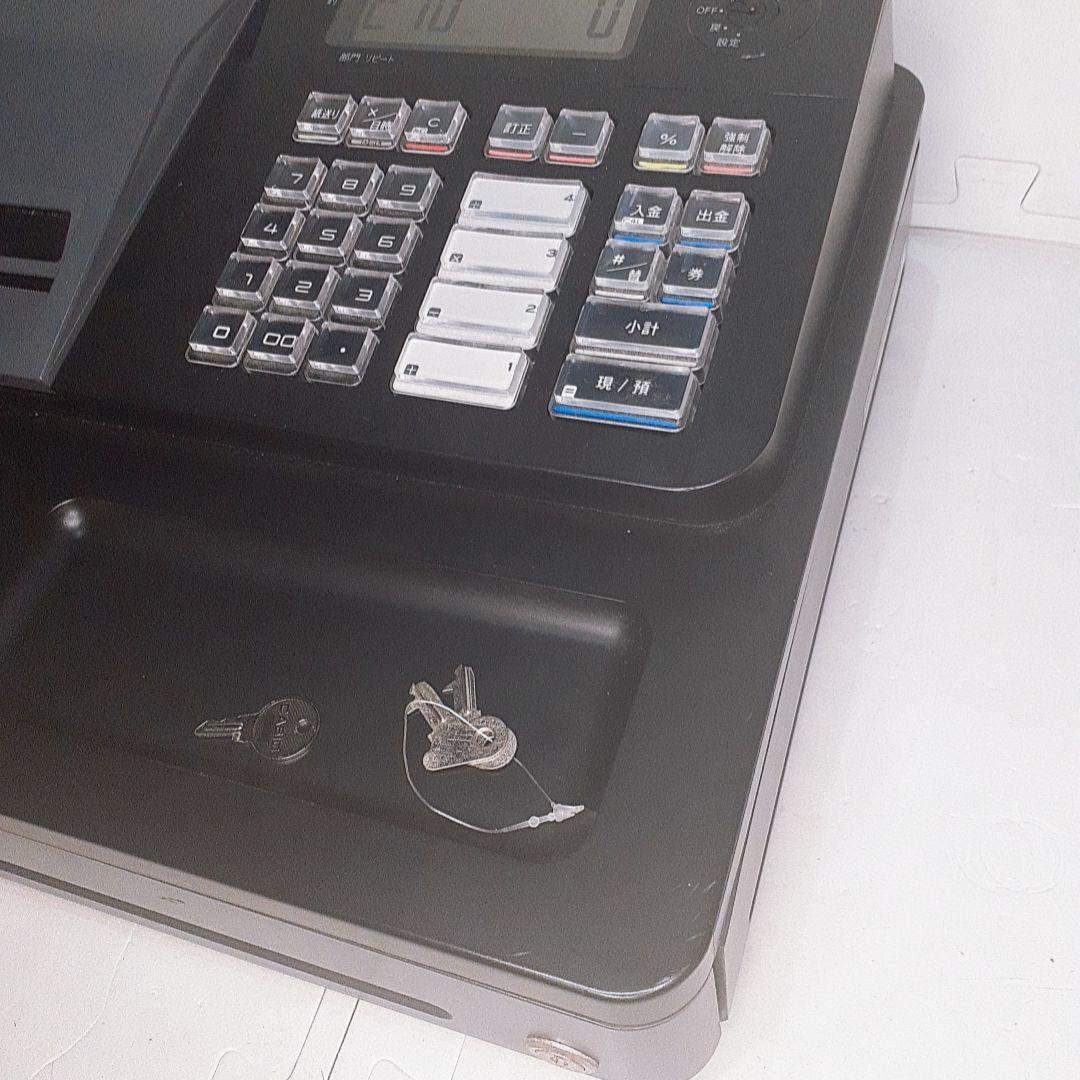 カシオレジスター　NL-100　コンパクト　人気機種　感熱紙　鍵付き　58mm