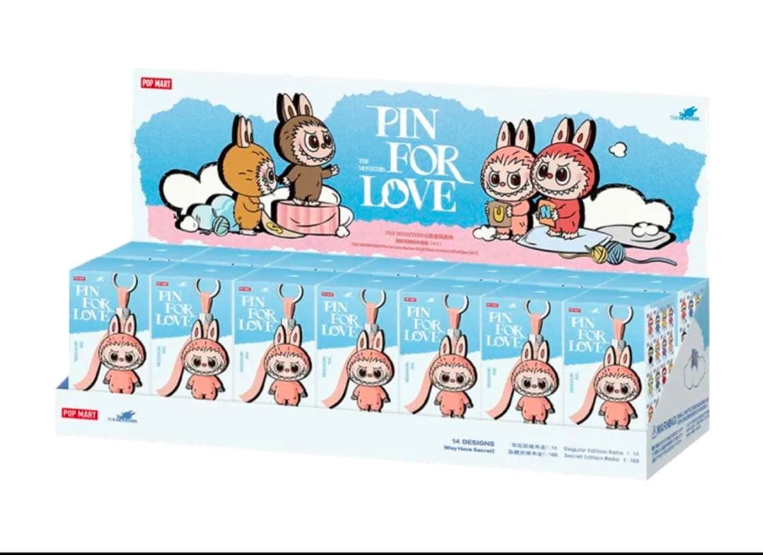 正規品ポップマート ザ モンスターズ ピン フォー ラブ シリーズ ぬいぐるみ