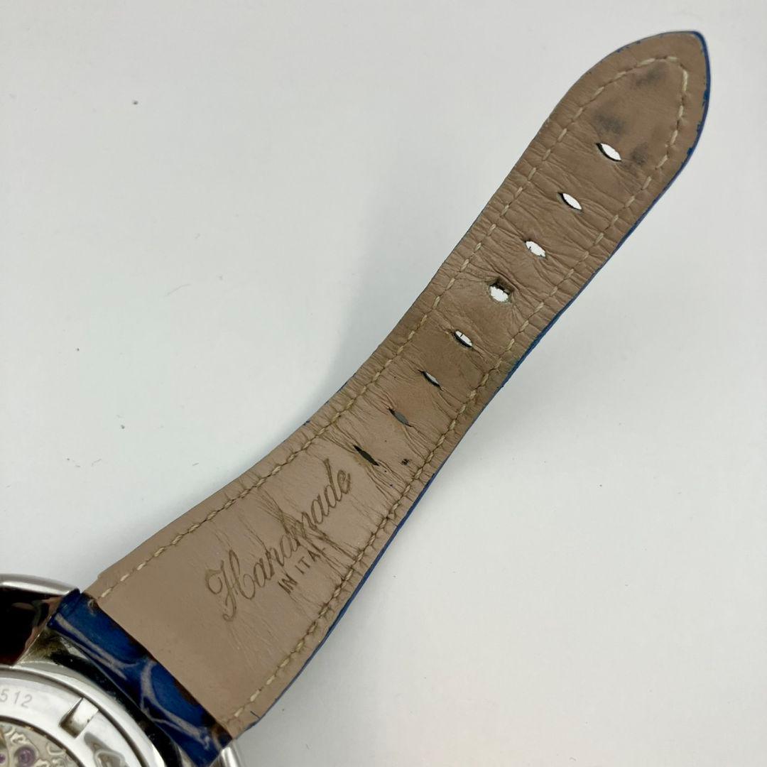 【稼働品】GAGAMILANO ガガミラノ 腕時計 手巻き式 マヌアーレ48 黒