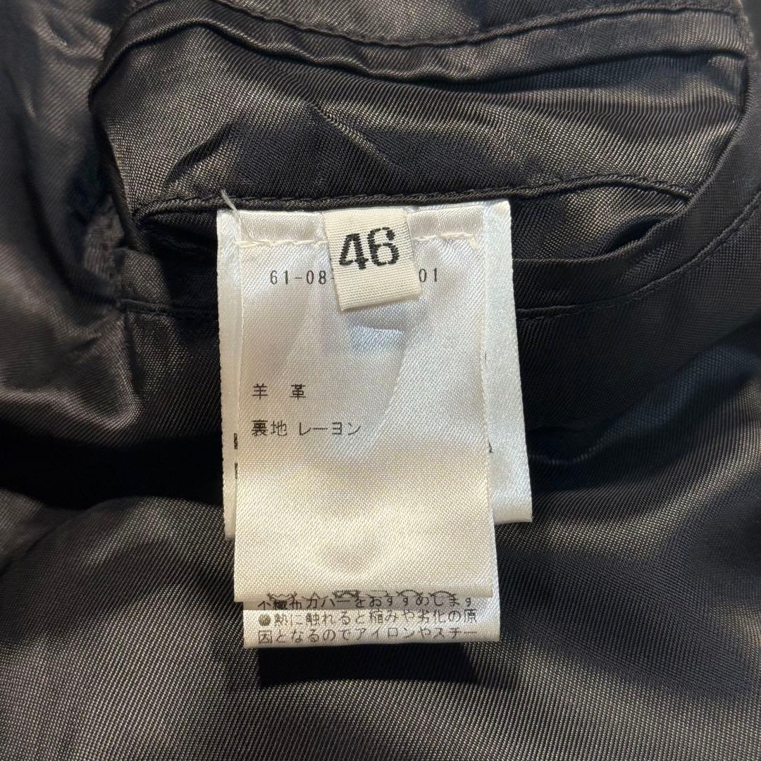 DENIM×tomrrowland別注 シングルライダースジャケット M 羊革