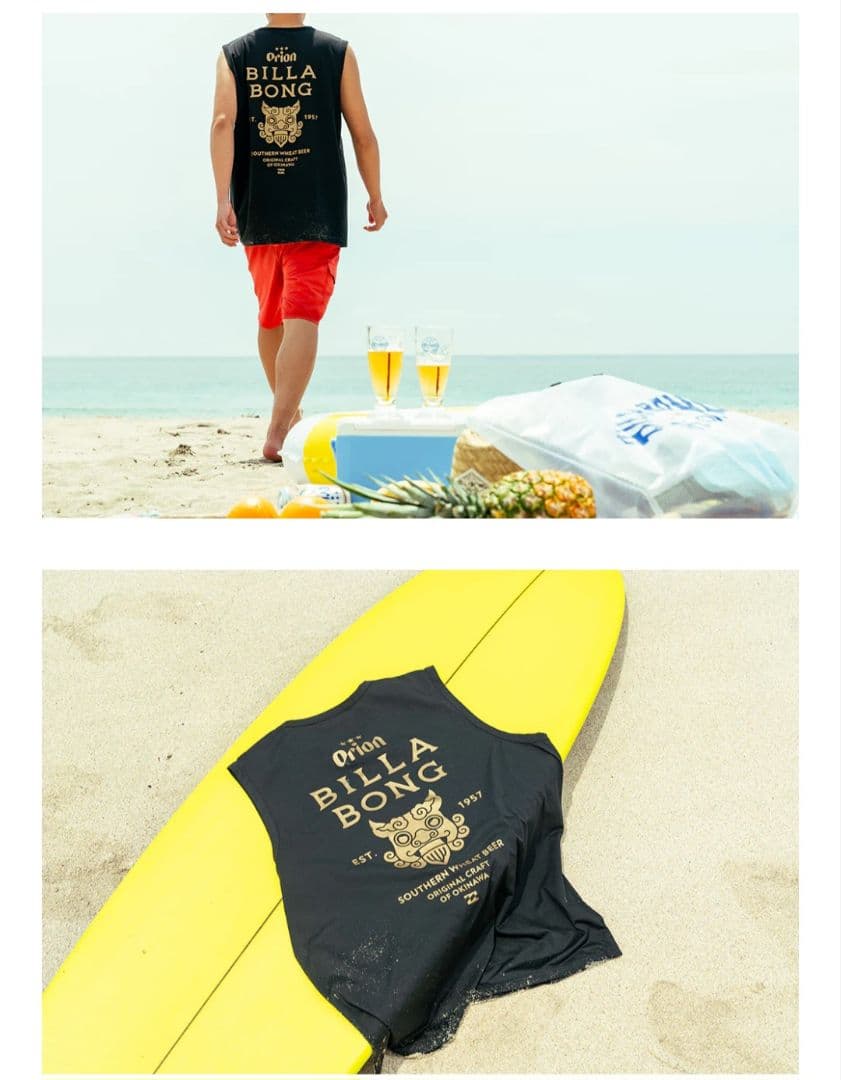 送料込★新品★ビラボン×オリオンビール　ラッシュガードタンクトップ