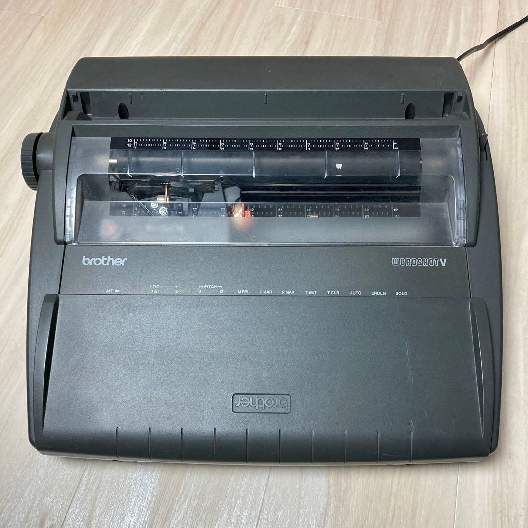 brother 電子タイプライター WORD SHOT V 動作品