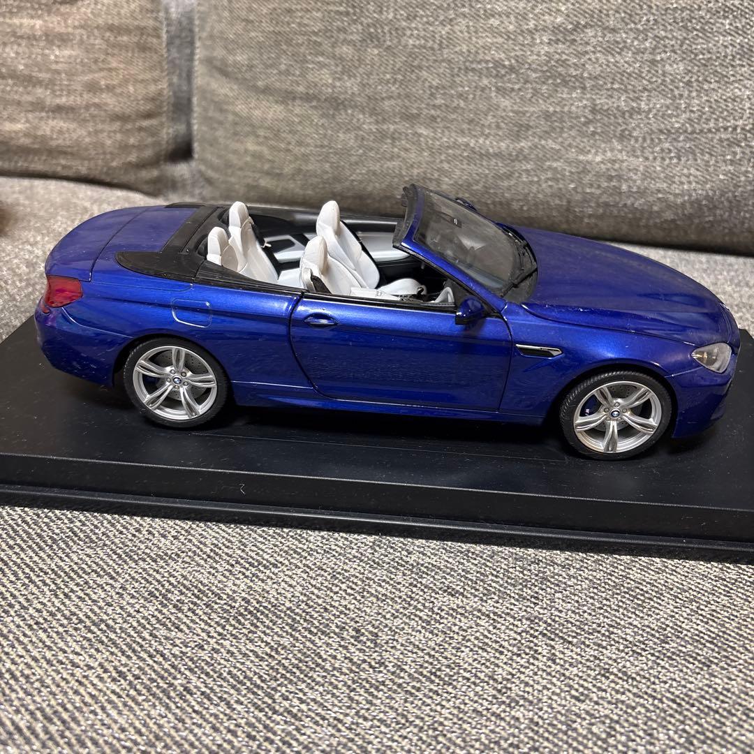 BMW M6 Convertible ミニカー　ブルー