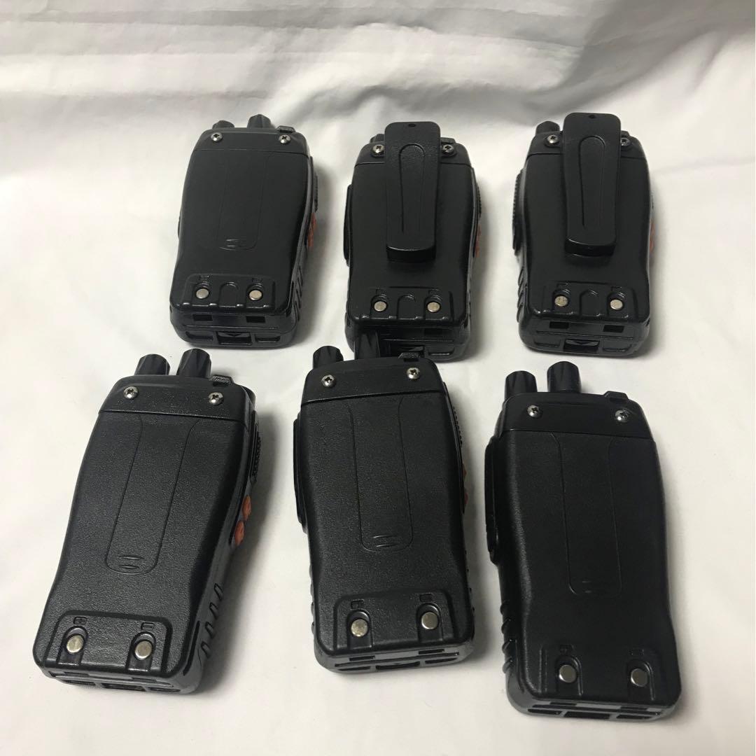 特定小電力トランシーバー 6台 充電器 予備バッテリー