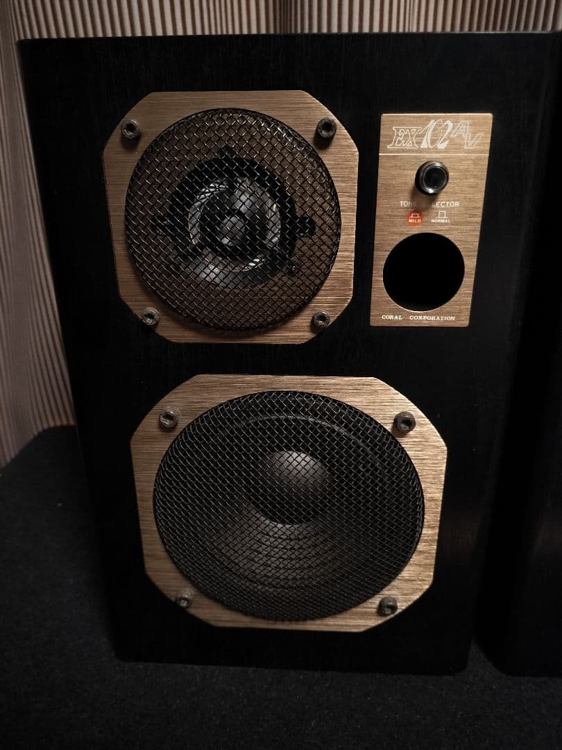【希少・良音】CORAL EX-102AV スピーカー ペア（動作品）