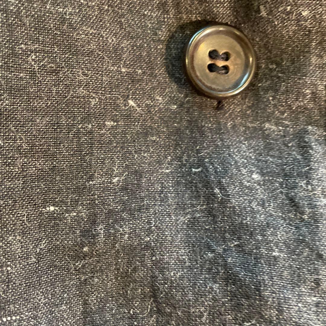 コムデギャルソンオム　麻100%のフライフロントコート